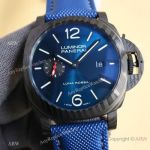 Swiss Quality Copy Panerai Luminor PAM01408 DLC Black Case Luna Rossa 44mm